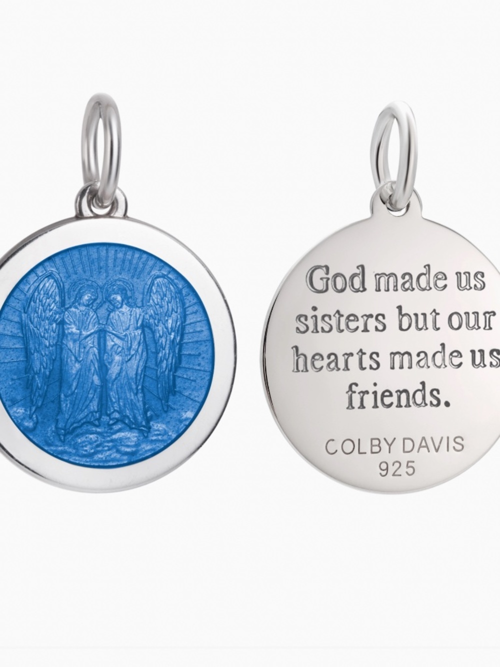 SISTERS PENDANT STERLING 925 SILVER PENDANT ONLY